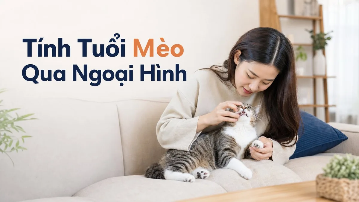 Anh bia bai viet: Cách Tính Tuổi Mèo Qua Răng, Lông, Móng và Cơ – Hướng Dẫn Từ Bác Sĩ Thú Y