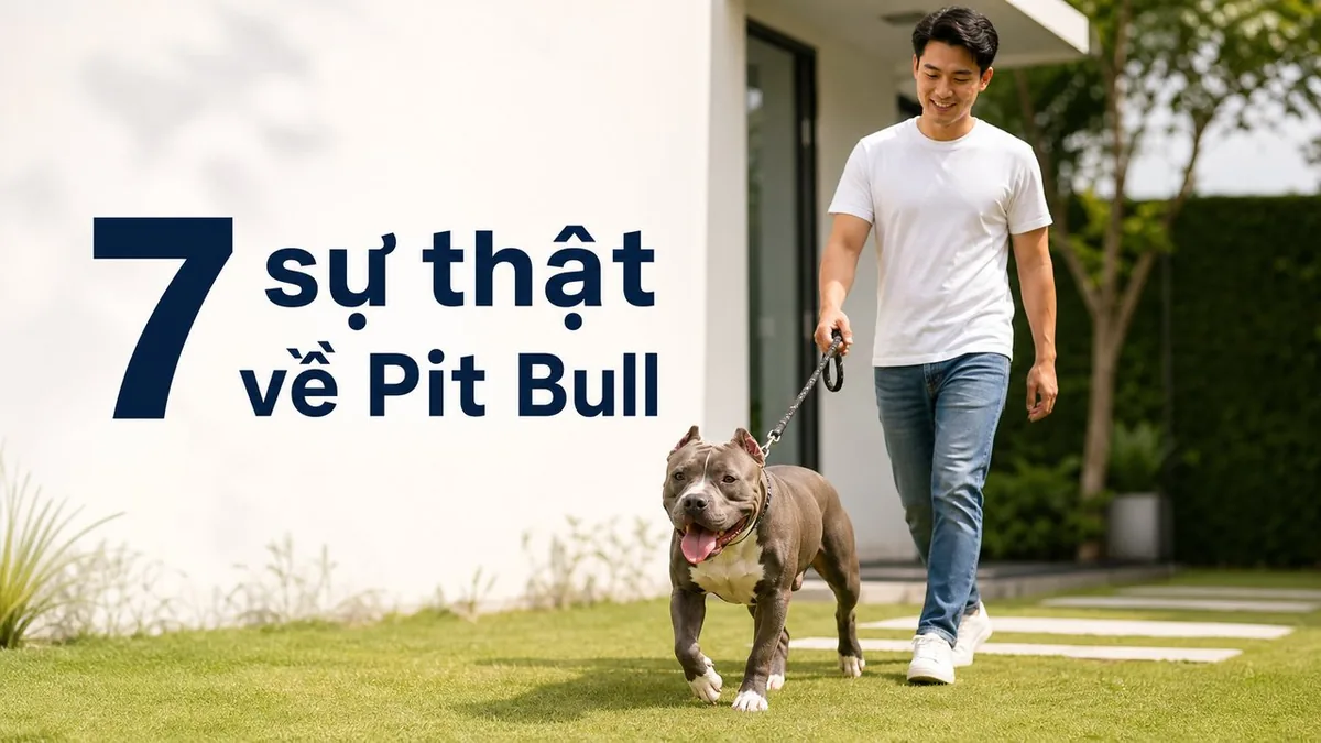 Anh bia bai viet: Khám phá 7 sự thật thú vị về Pit Bull