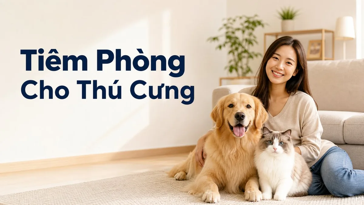 Anh bia bai viet: Tiêm phòng cho thú cưng – việc làm không thể bỏ qua